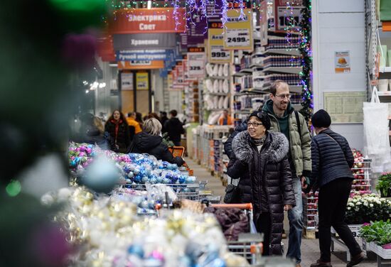 Pre-New Year sales in Moscow