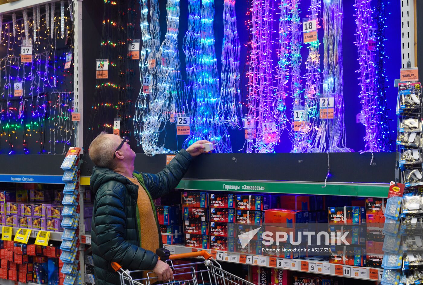 Pre-New Year sales in Moscow