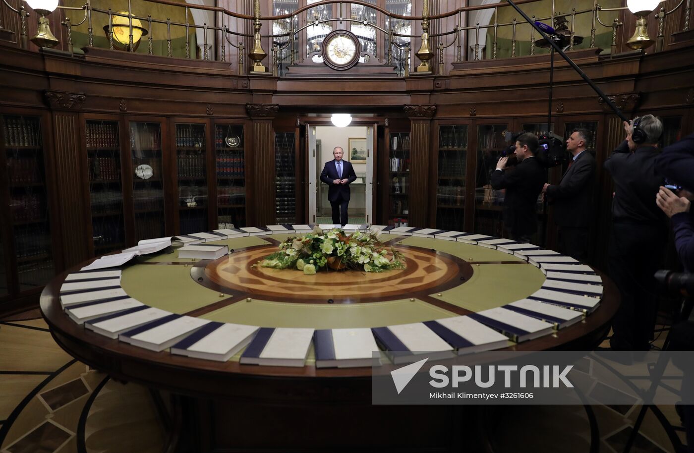 President Vladimir Putin attends presentation of Great Russian Encyclopedia