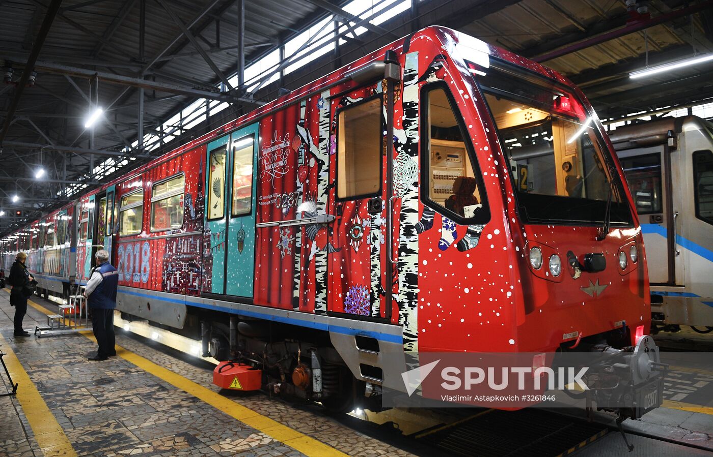 Moscow metro launches Journey to Christmas train