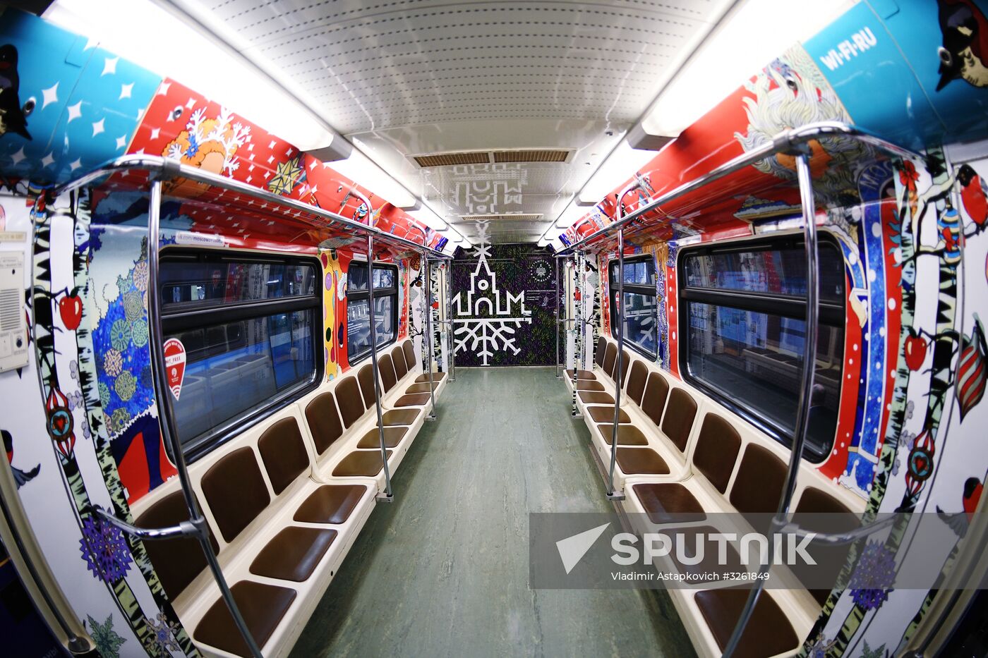 Moscow metro launches Journey to Christmas train