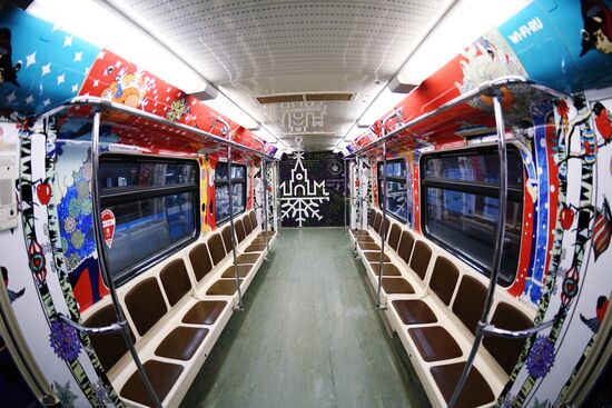 Moscow metro launches Journey to Christmas train