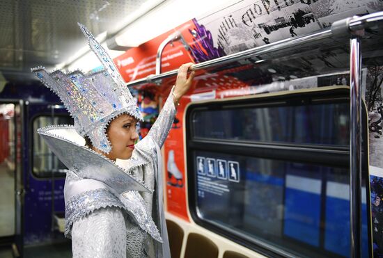 Moscow metro launches Journey to Christmas train