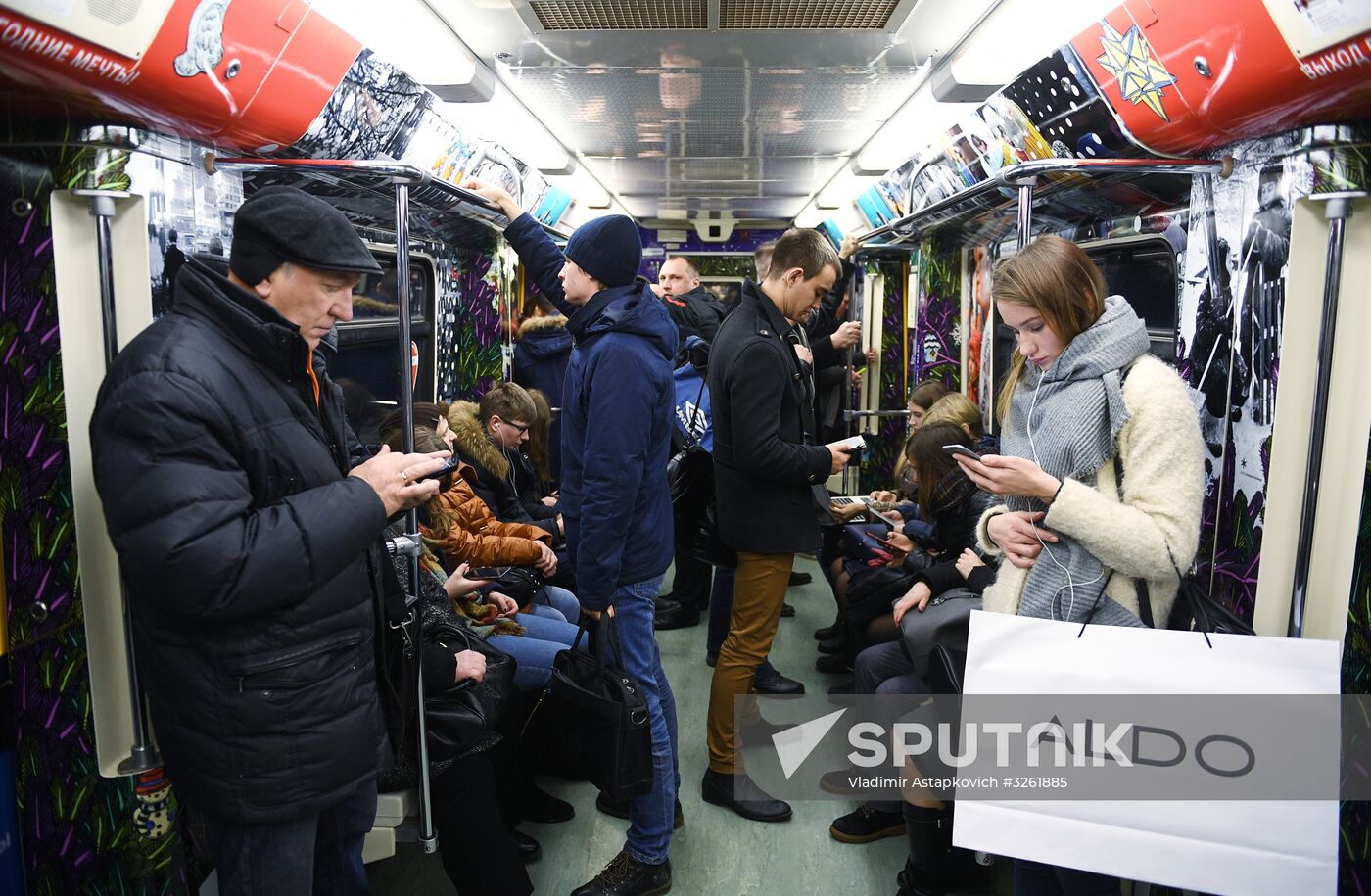 Moscow metro launches Journey to Christmas train