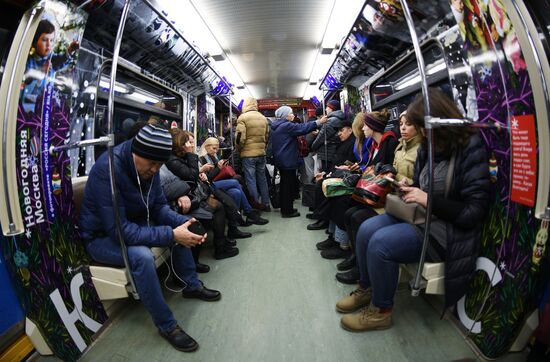 Moscow metro launches Journey to Christmas train