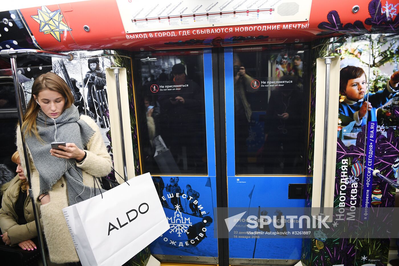 Moscow metro launches Journey to Christmas train