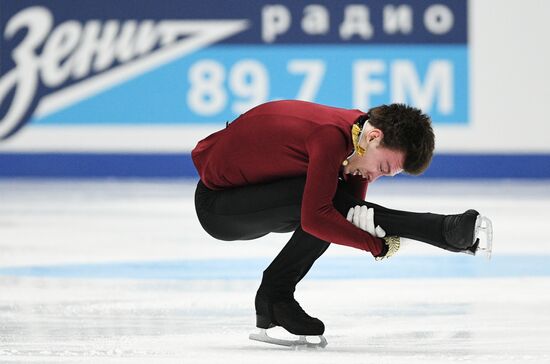 Figure skating. Russian Championships. Men's short program