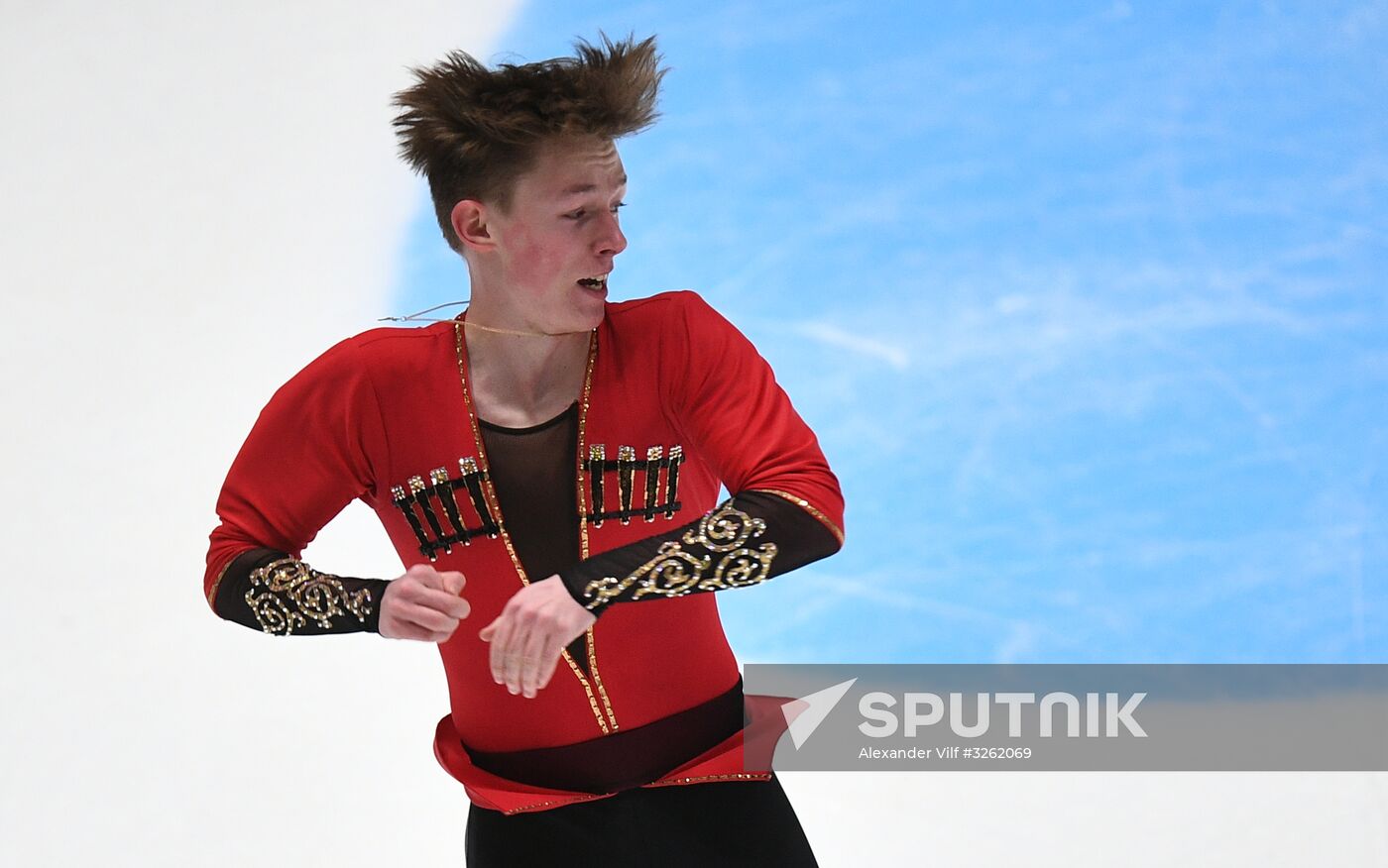 Figure skating. Russian Championships. Men's short program