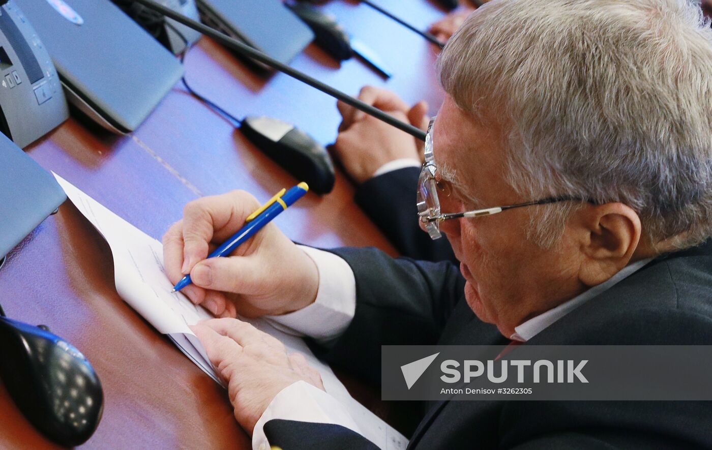 Vladimir Zhirinovsky registers to run for president