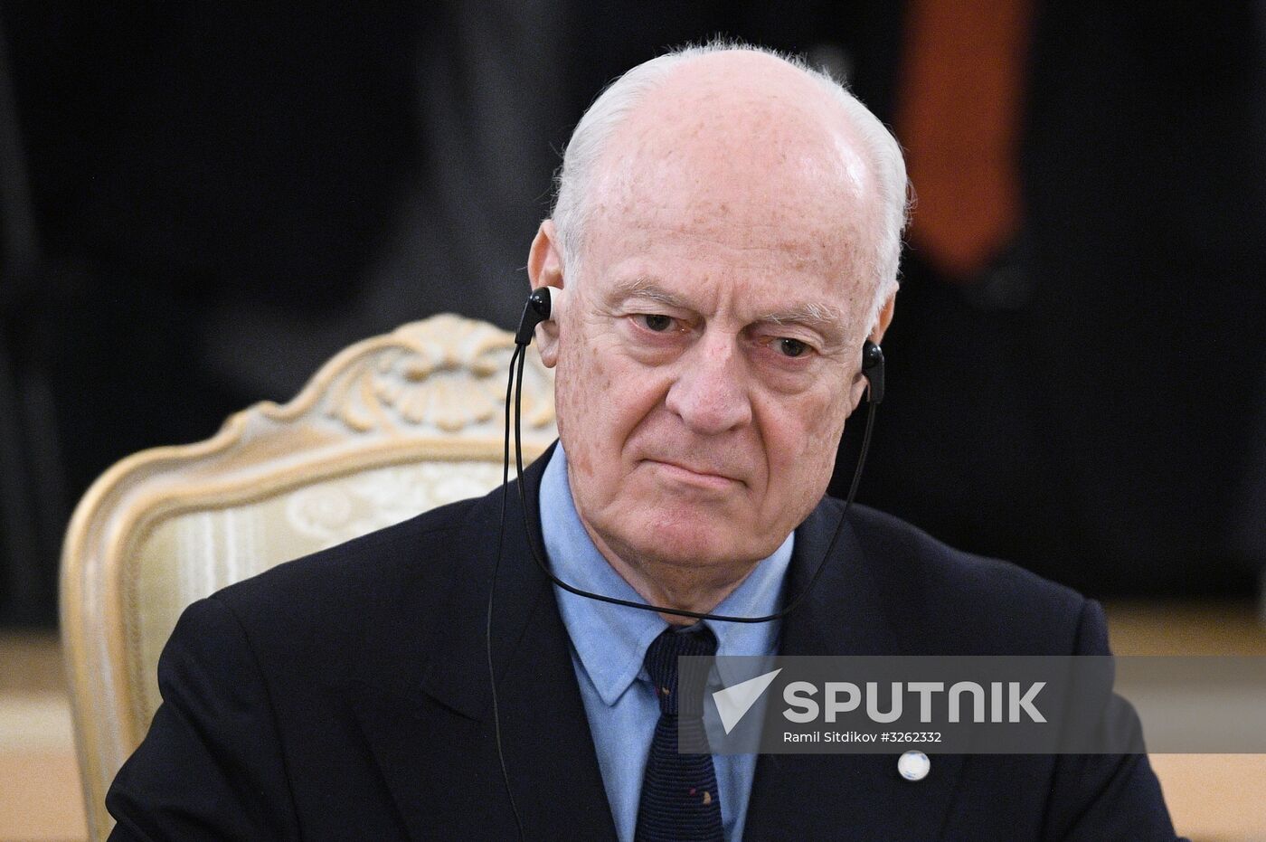 Sergei Lavrov meets with Staffan de Mistura and Sergei Shoigu