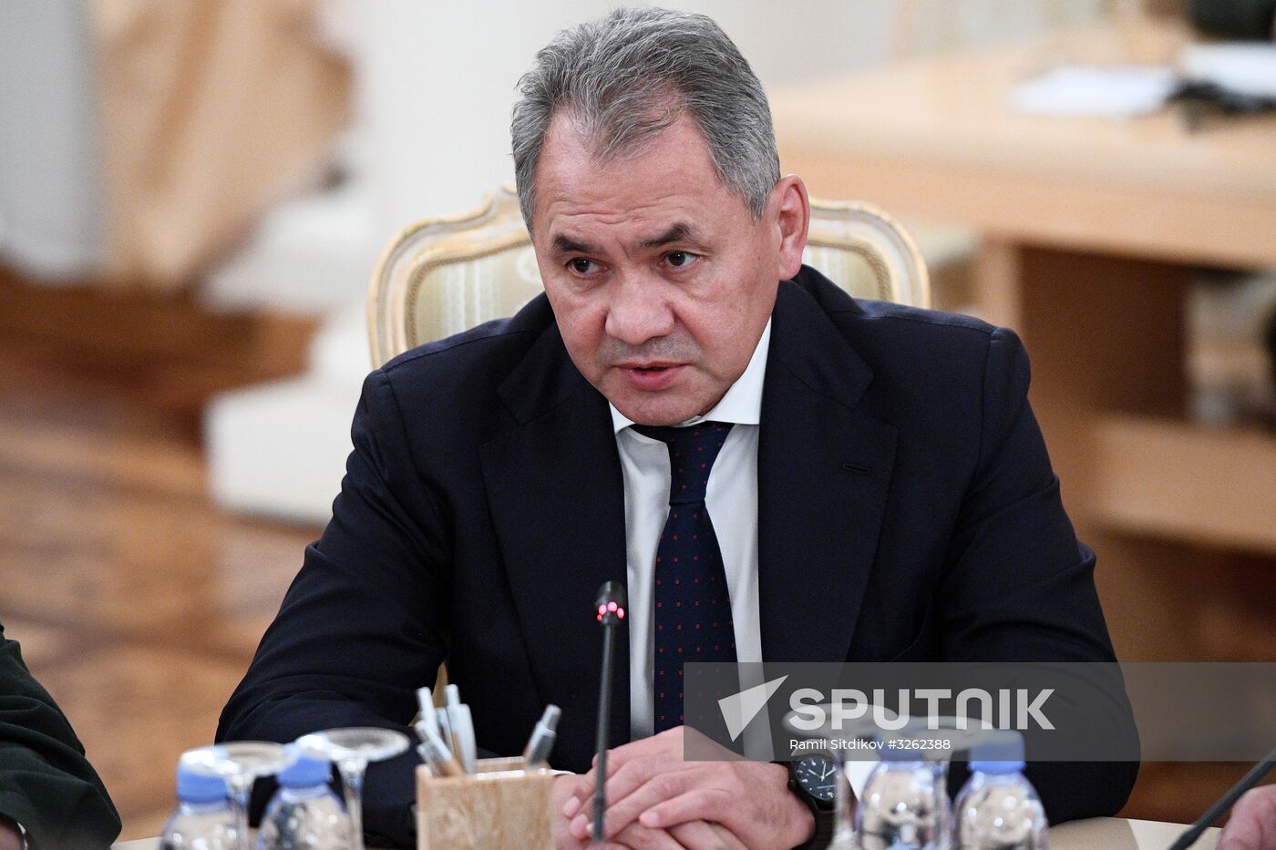 Sergei Lavrov meets with Staffan de Mistura and Sergei Shoigu