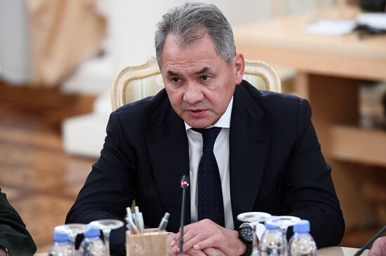 Sergei Lavrov meets with Staffan de Mistura and Sergei Shoigu