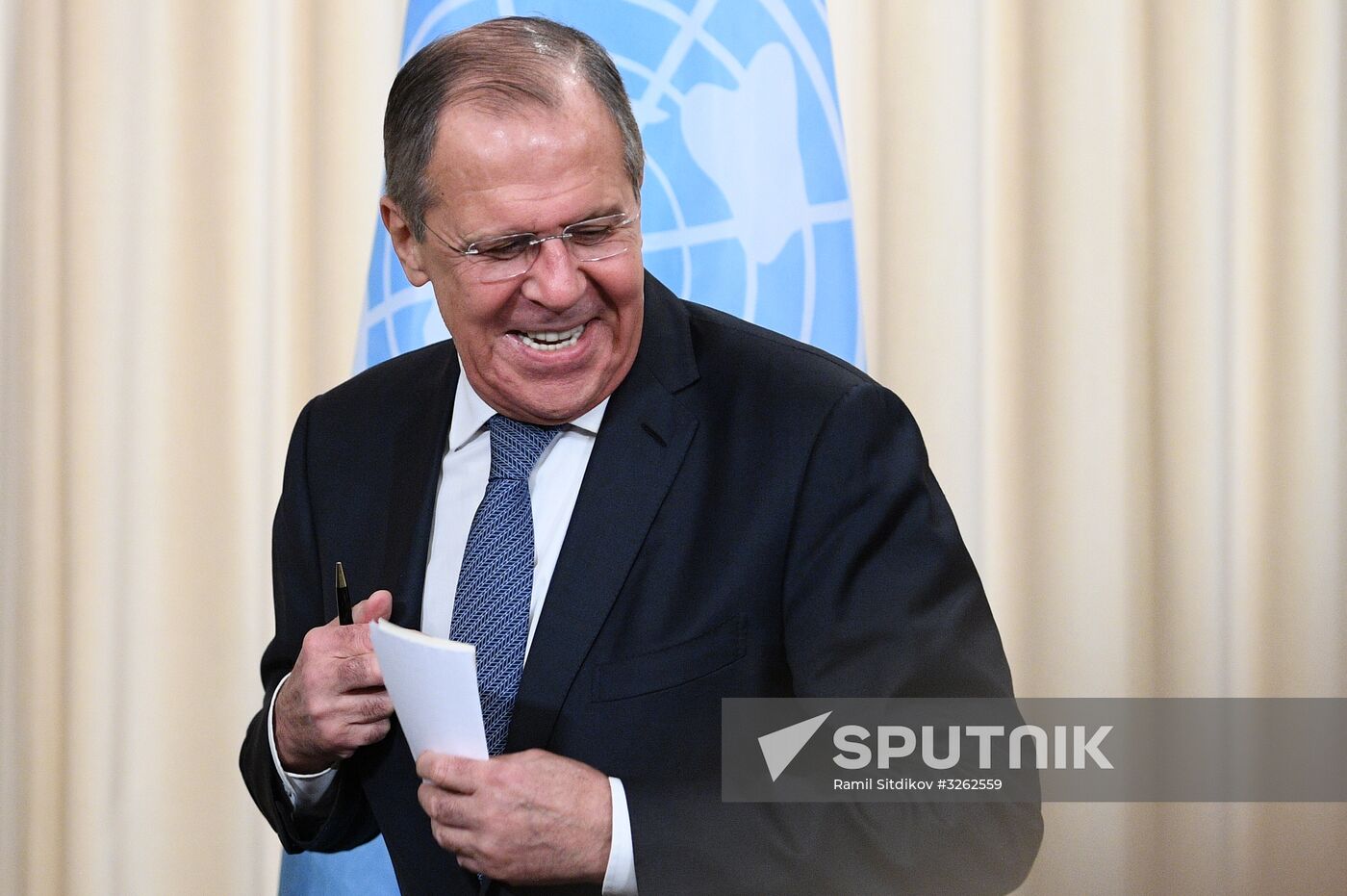 Sergei Lavrov meets with Staffan de Mistura and Sergei Shoigu