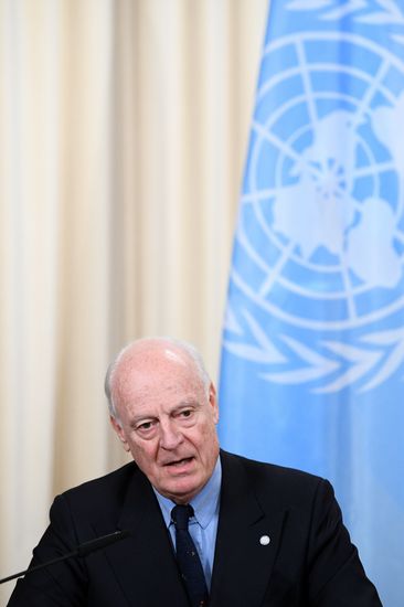 Sergei Lavrov meets with Staffan de Mistura and Sergei Shoigu