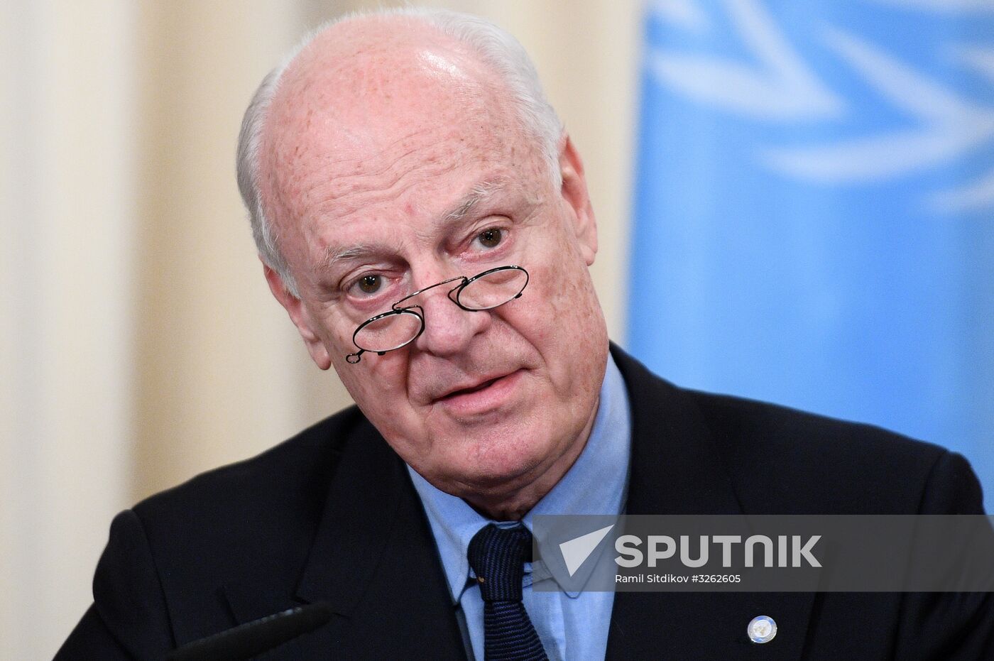 Sergei Lavrov meets with Staffan de Mistura and Sergei Shoigu