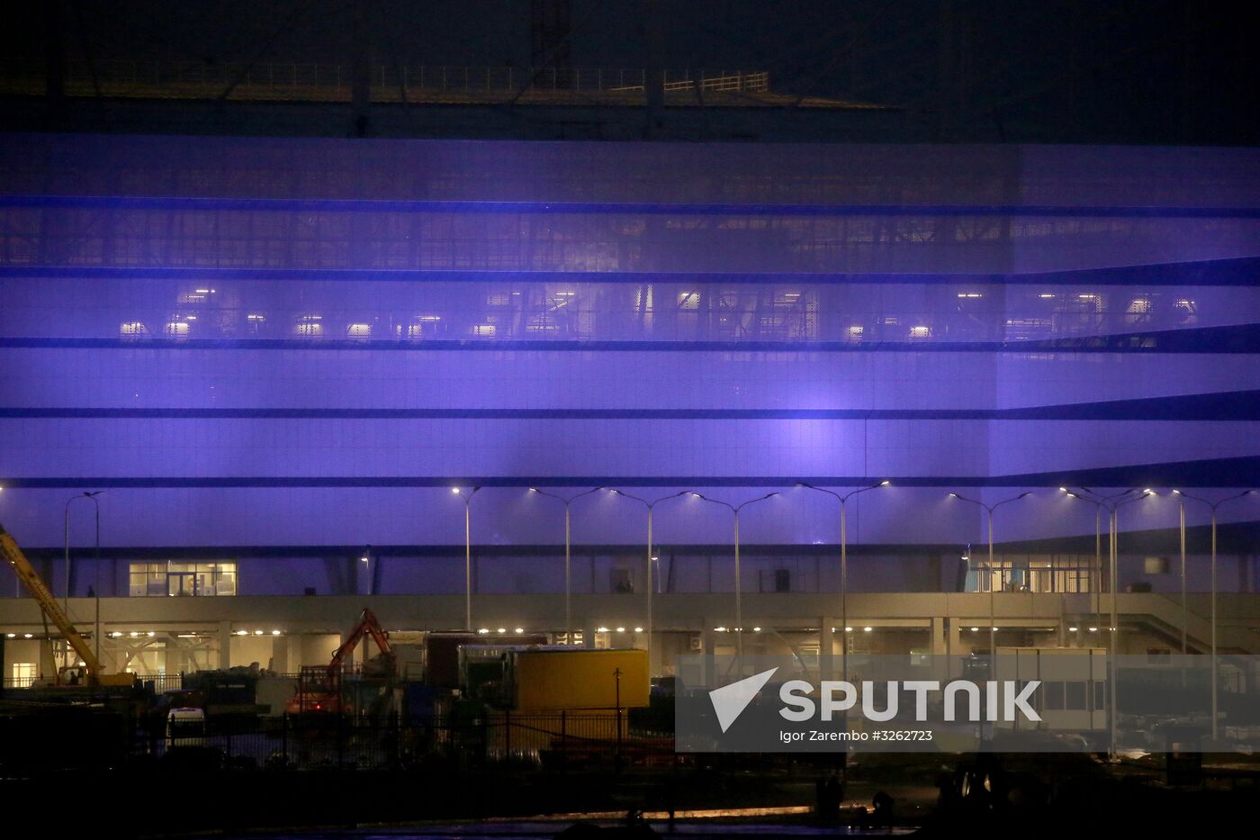 Construction of Kaliningrad Stadium
