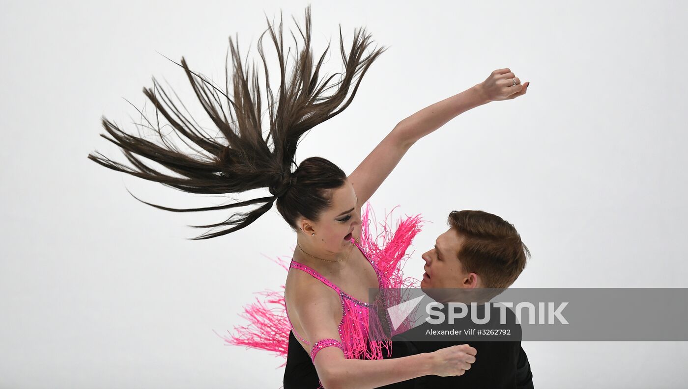 Russian Figure Skating Championships. Ice dance. Short program