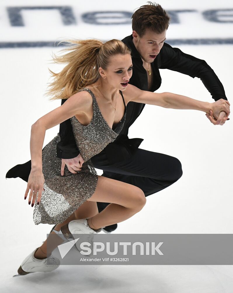 Russian Figure Skating Championships. Ice dance. Short program