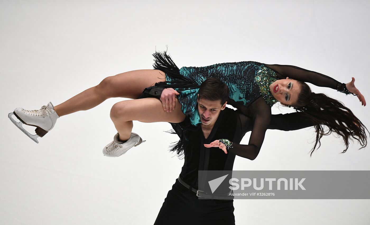 Russian Figure Skating Championships. Ice dance. Short program