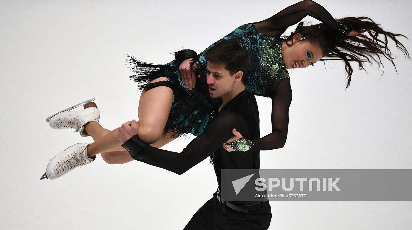 Russian Figure Skating Championships. Ice dance. Short program