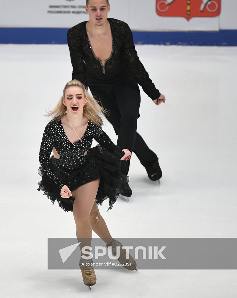 Russian Figure Skating Championships. Ice dance. Short program