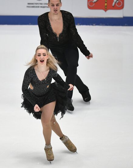 Russian Figure Skating Championships. Ice dance. Short program