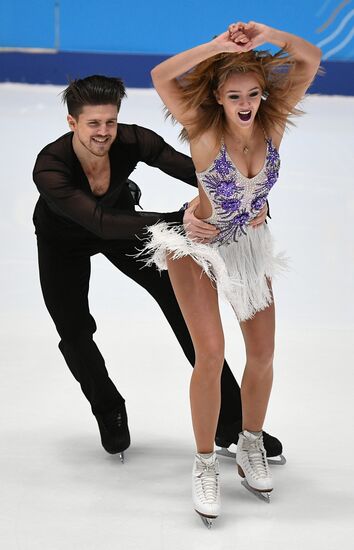 Russian Figure Skating Championships. Ice dance. Short program