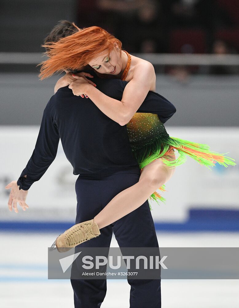 Russian Figure Skating Championships. Ice dance. Short program