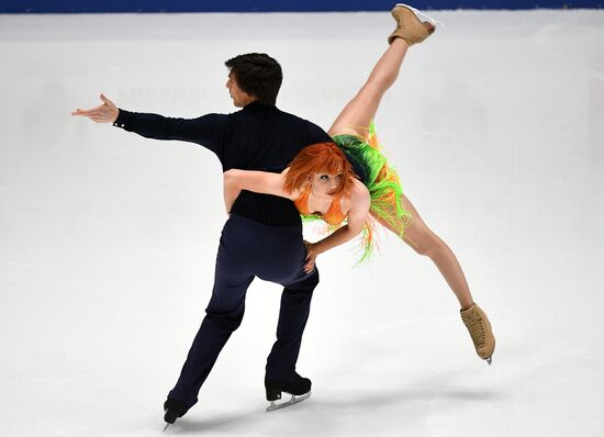 Russian Figure Skating Championships. Ice dance. Short program