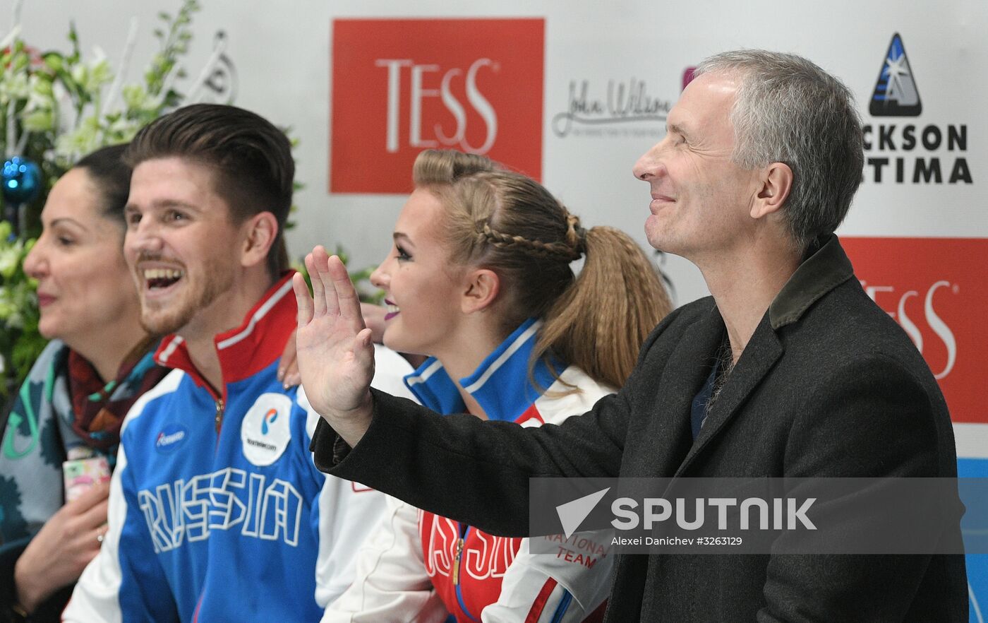 Russian Figure Skating Championships. Ice dance. Short program