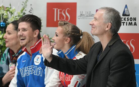 Russian Figure Skating Championships. Ice dance. Short program