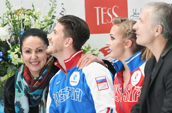 Russian Figure Skating Championships. Ice dance. Short program