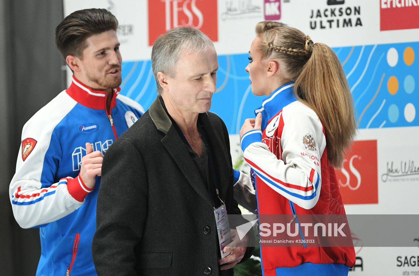 Russian Figure Skating Championships. Ice dance. Short program