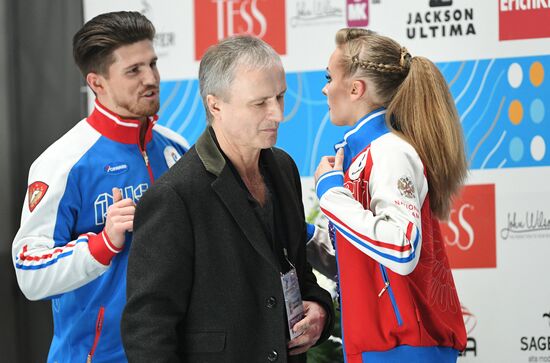 Russian Figure Skating Championships. Ice dance. Short program