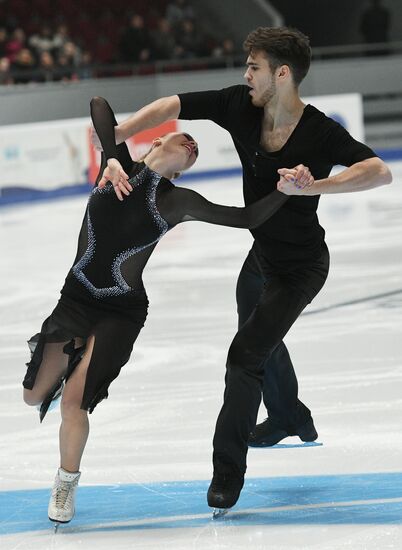 Figure skating. Russian championship. Ice dancing. Short program