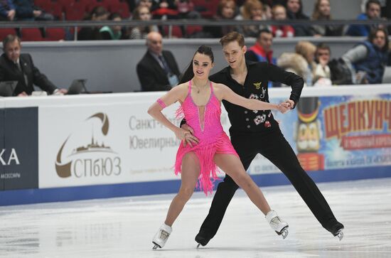 Russian Figure Skating Championships. Ice dance. Short program