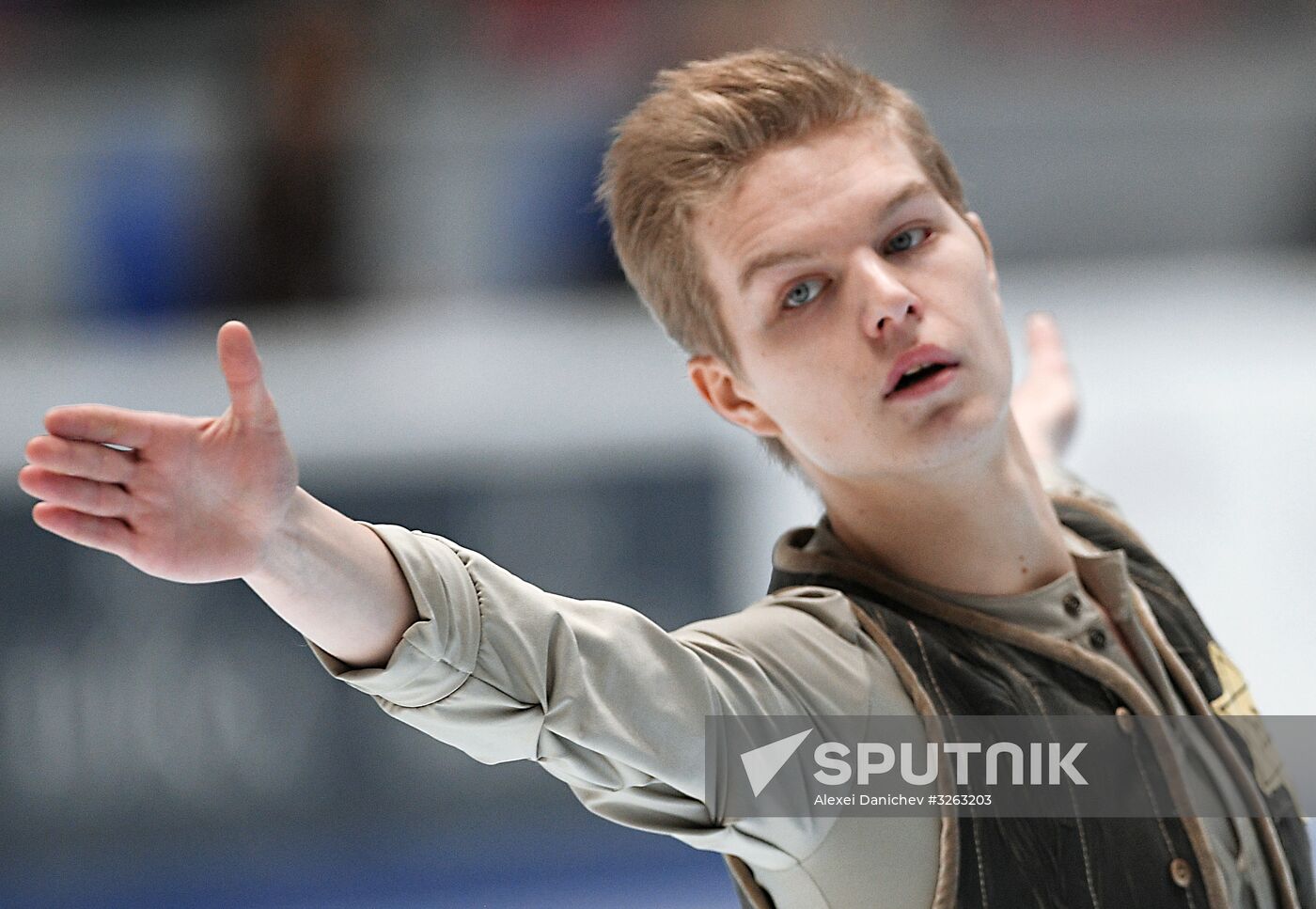 Figure skating. Russian Championships. Men's short program