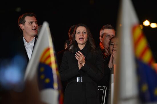 Anonymous march in Barcelona