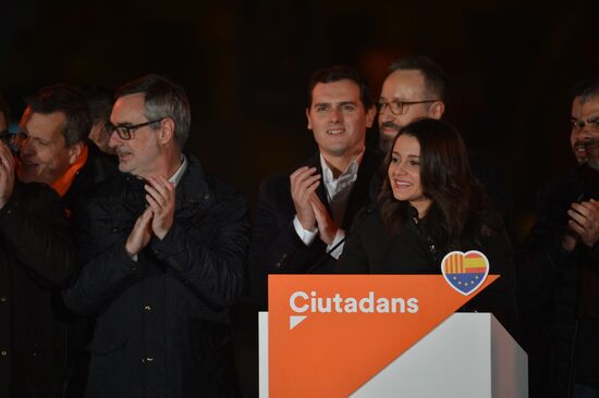 Anonymous march in Barcelona