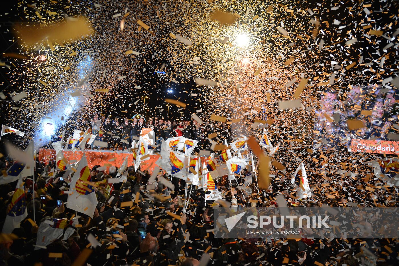 Anonymous march in Barcelona