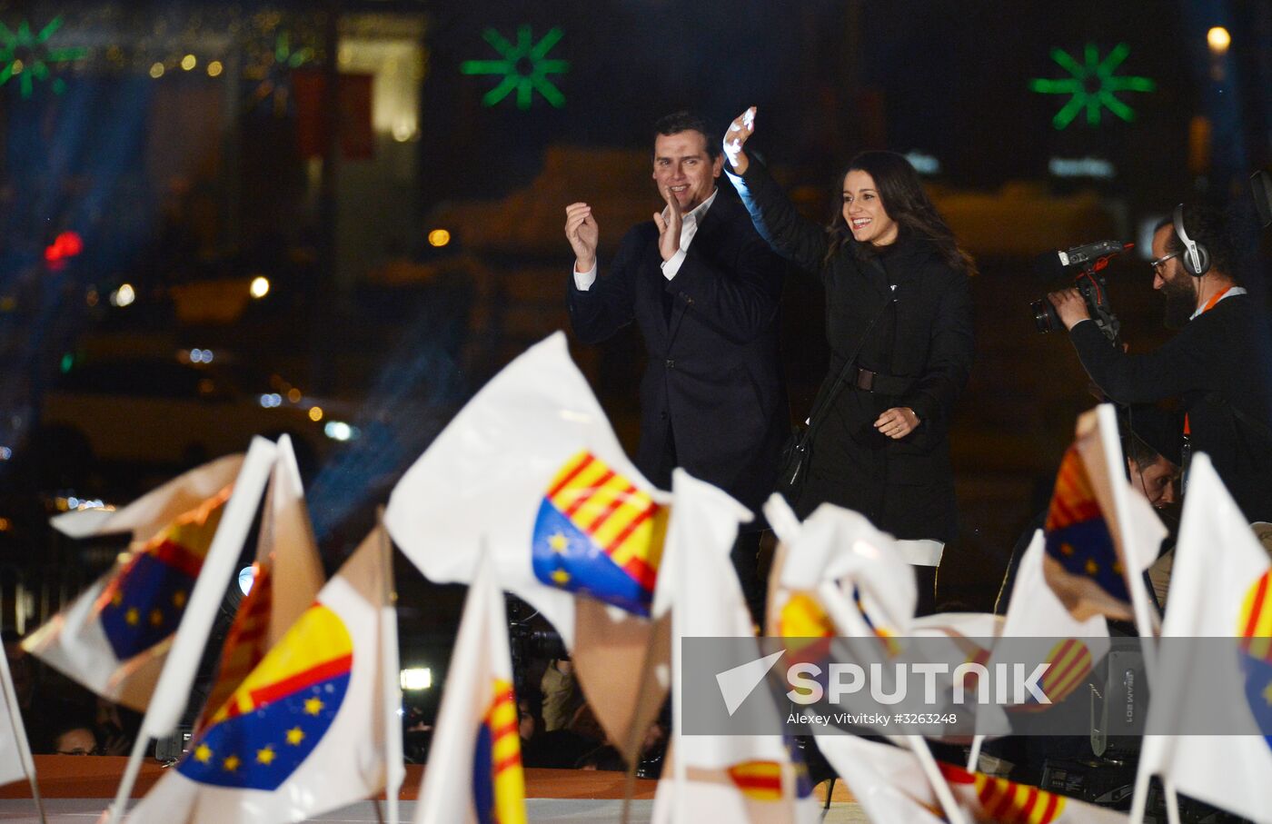Anonymous march in Barcelona