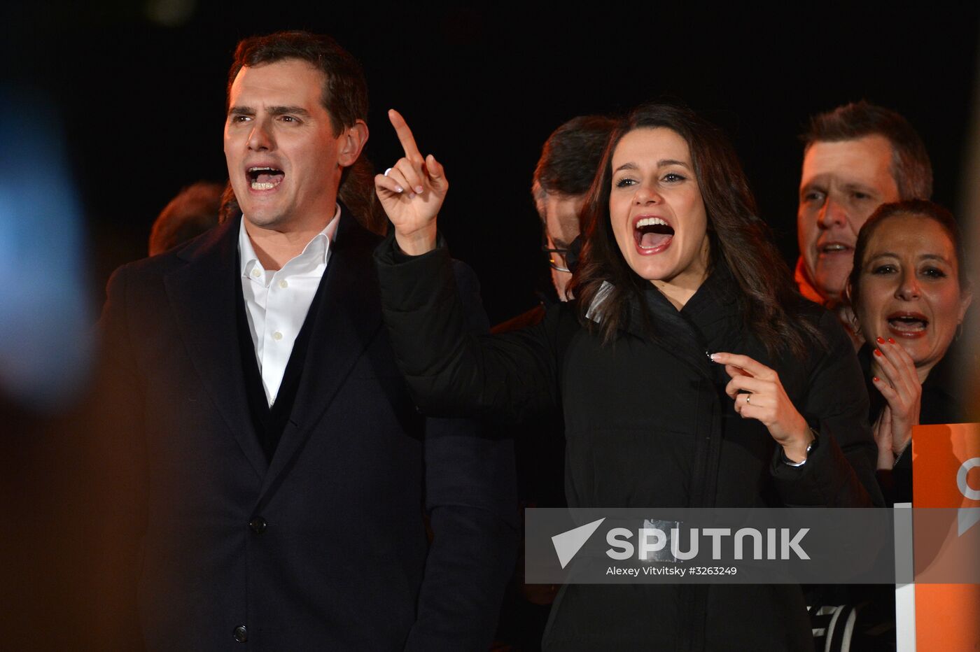 Anonymous march in Barcelona