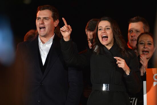 Anonymous march in Barcelona