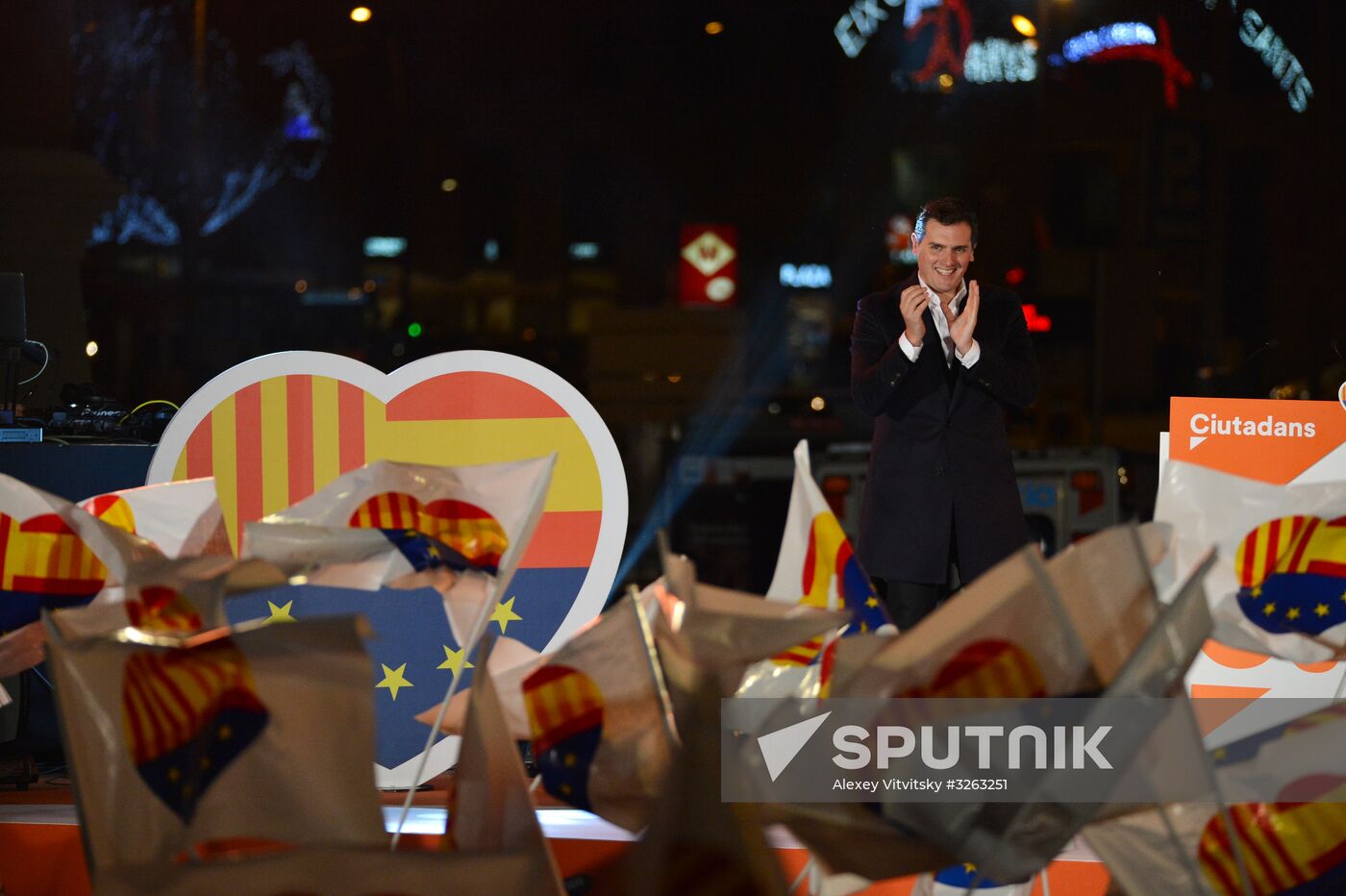 Anonymous march in Barcelona