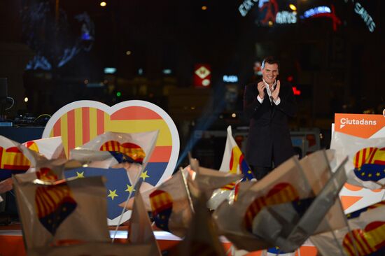 Anonymous march in Barcelona