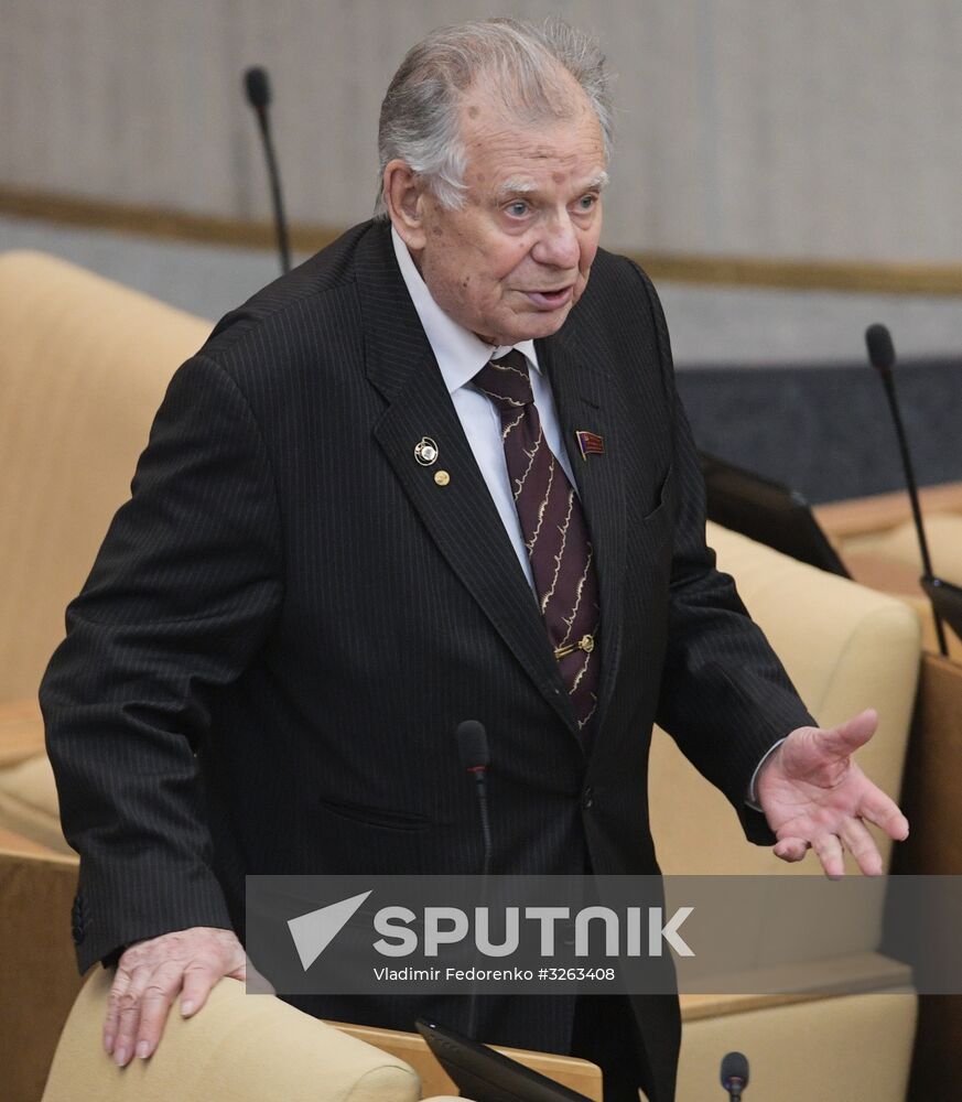 State Duma plenary meeting
