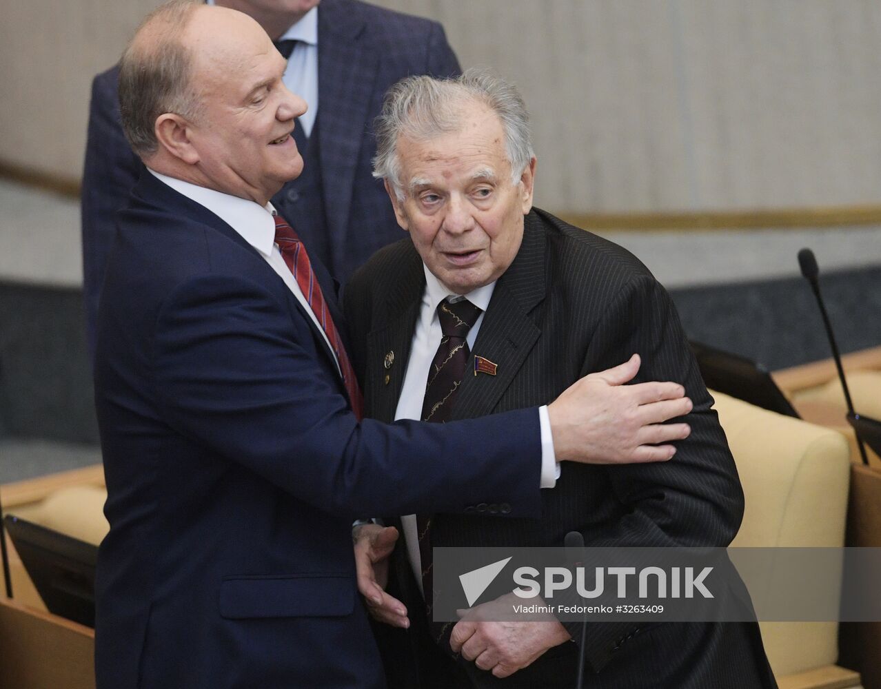 State Duma plenary meeting