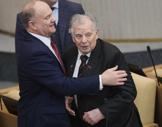 State Duma plenary meeting