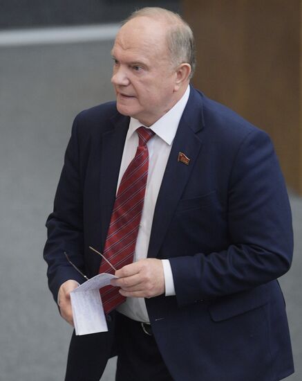 State Duma plenary meeting