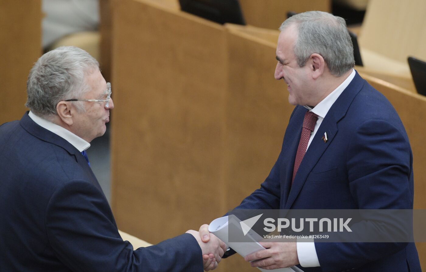 State Duma plenary meeting
